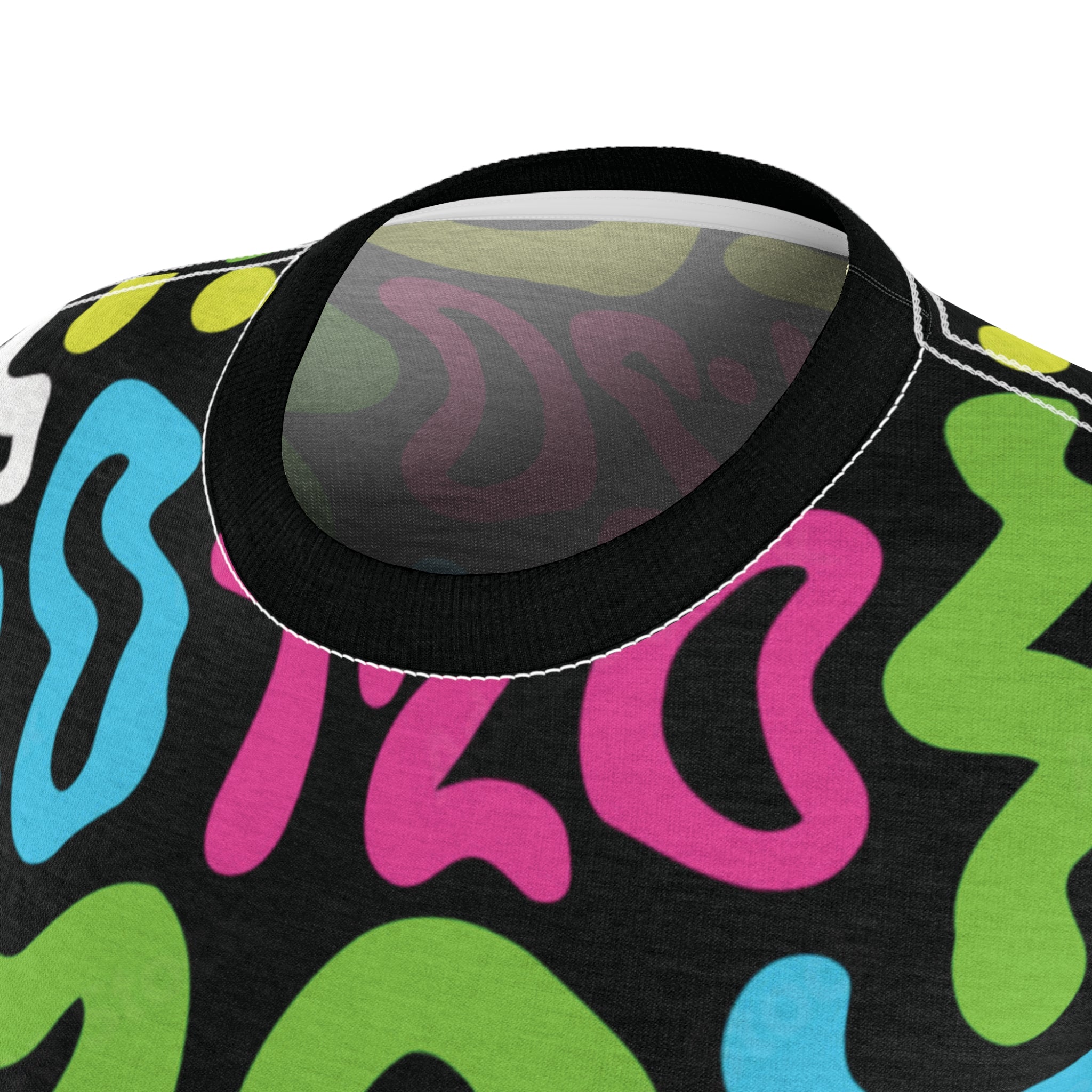 4:20 Neon Graffiti Women's Tee — All-Over Print Cut & Sew