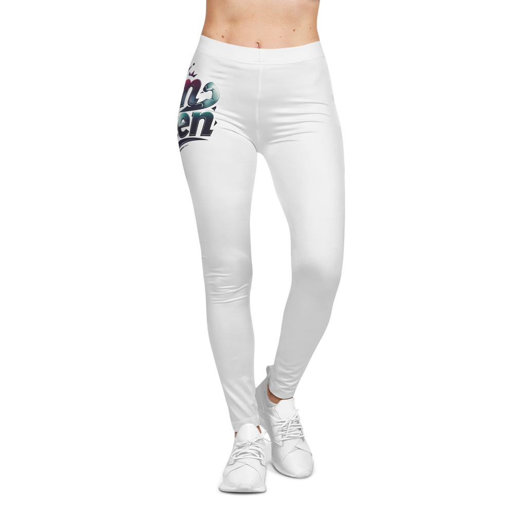 Queen Leggings Casual Women’s Leggings with 'Gym Queen' Graphic