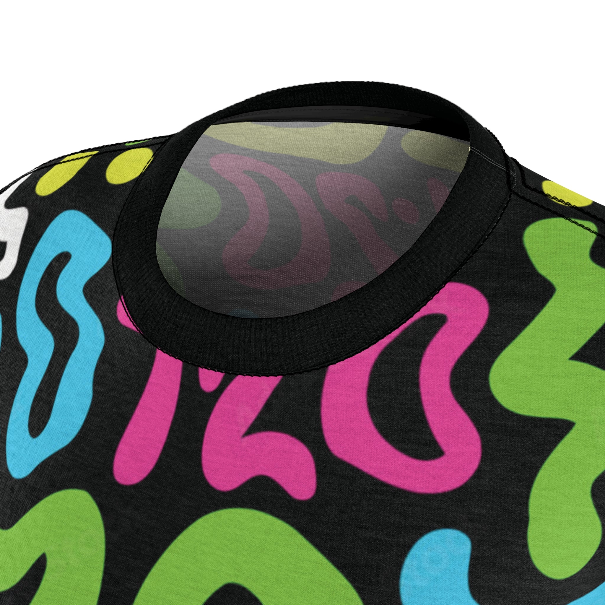 4:20 Neon Graffiti Women's Tee — All-Over Print Cut & Sew