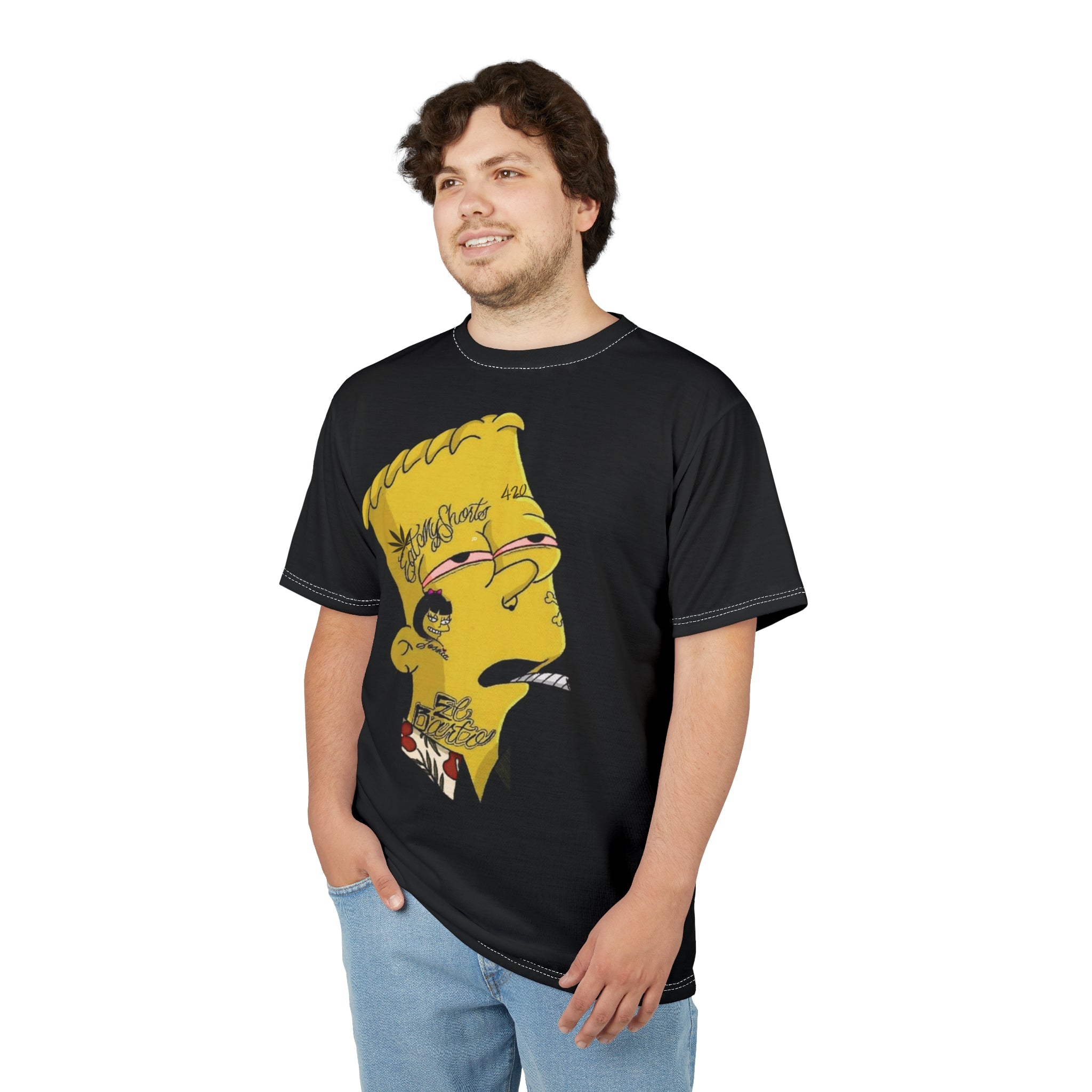 Bart-Inspired Tattooed Graphic Tee — The 420 Collection Unisex T-Shirt