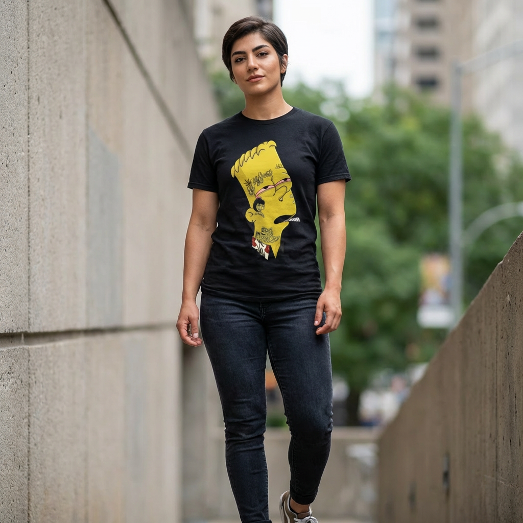 Bart-Inspired Tattooed Graphic Tee — The 420 Collection Unisex T-Shirt
