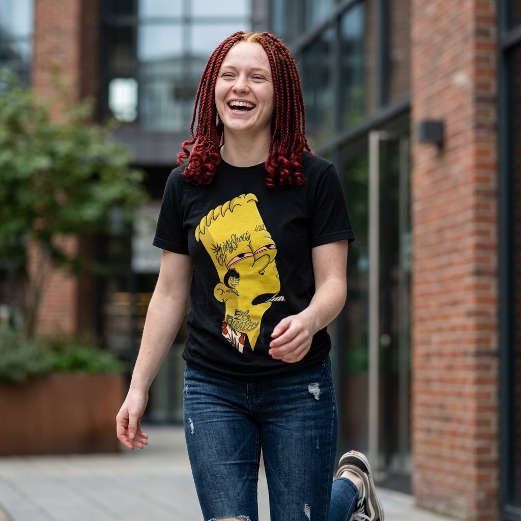 Bart-Inspired Tattooed Graphic Tee — The 420 Collection Unisex T-Shirt