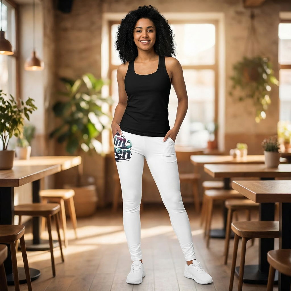 Queen Leggings Casual Women’s Leggings with 'Gym Queen' Graphic