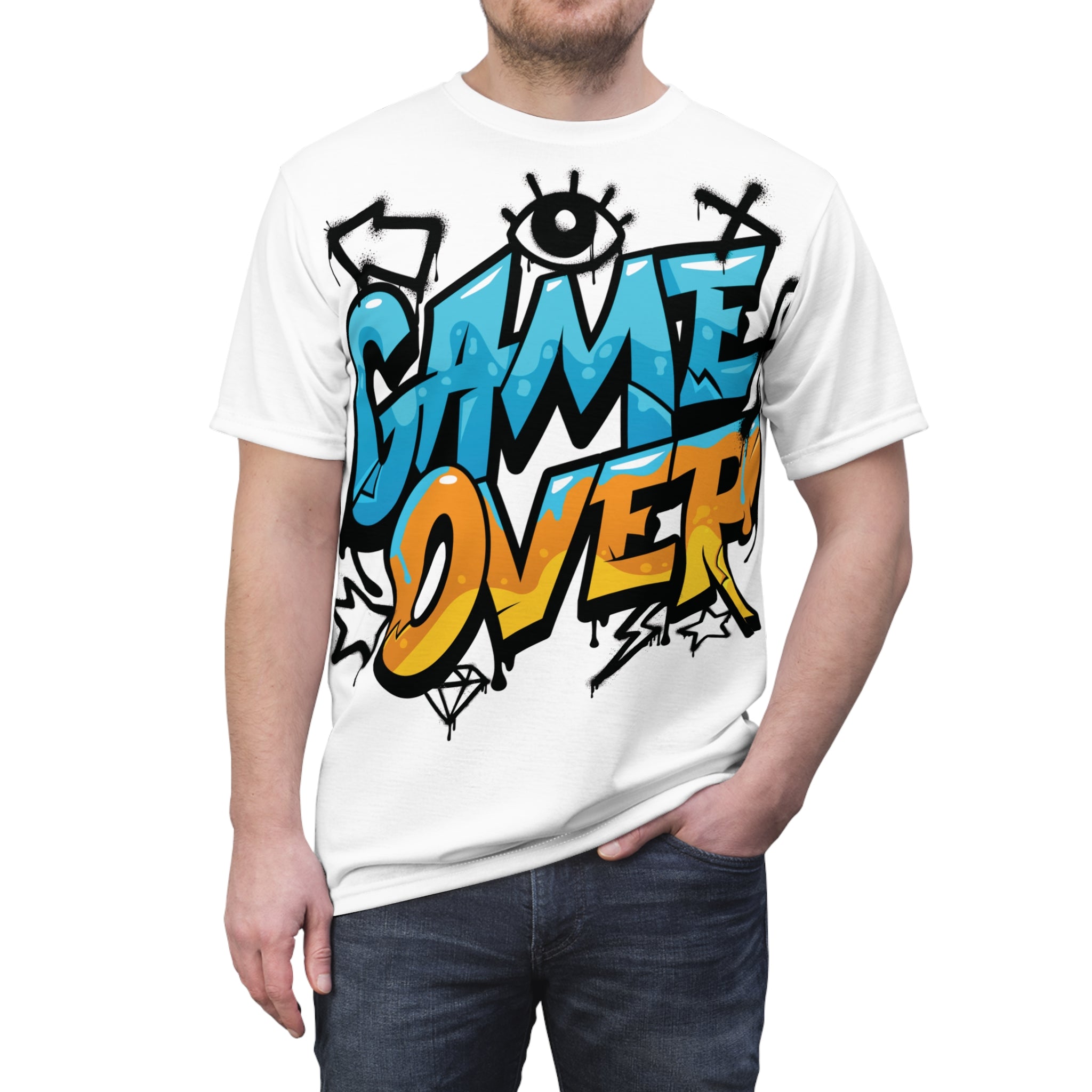Game Over Graffiti Tee - Unisex