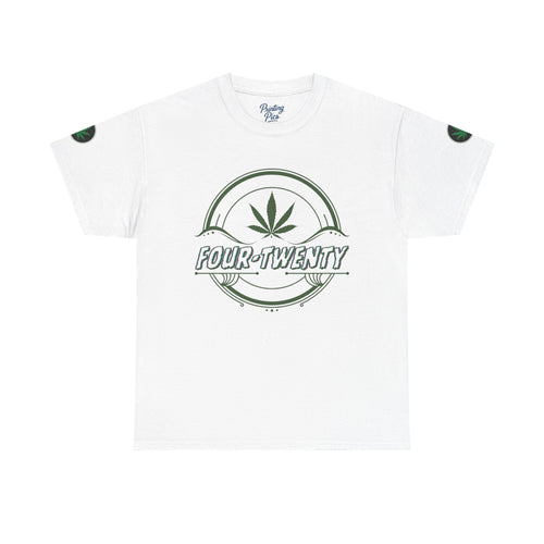 420 Graphic Tee — "Four-Twenty" Cannabis Leaf Unisex Shirt (Authentic Edition)