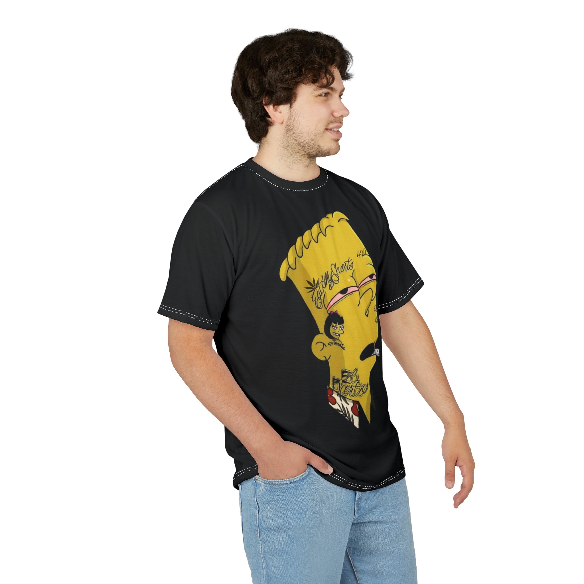 Bart-Inspired Tattooed Graphic Tee — The 420 Collection Unisex T-Shirt