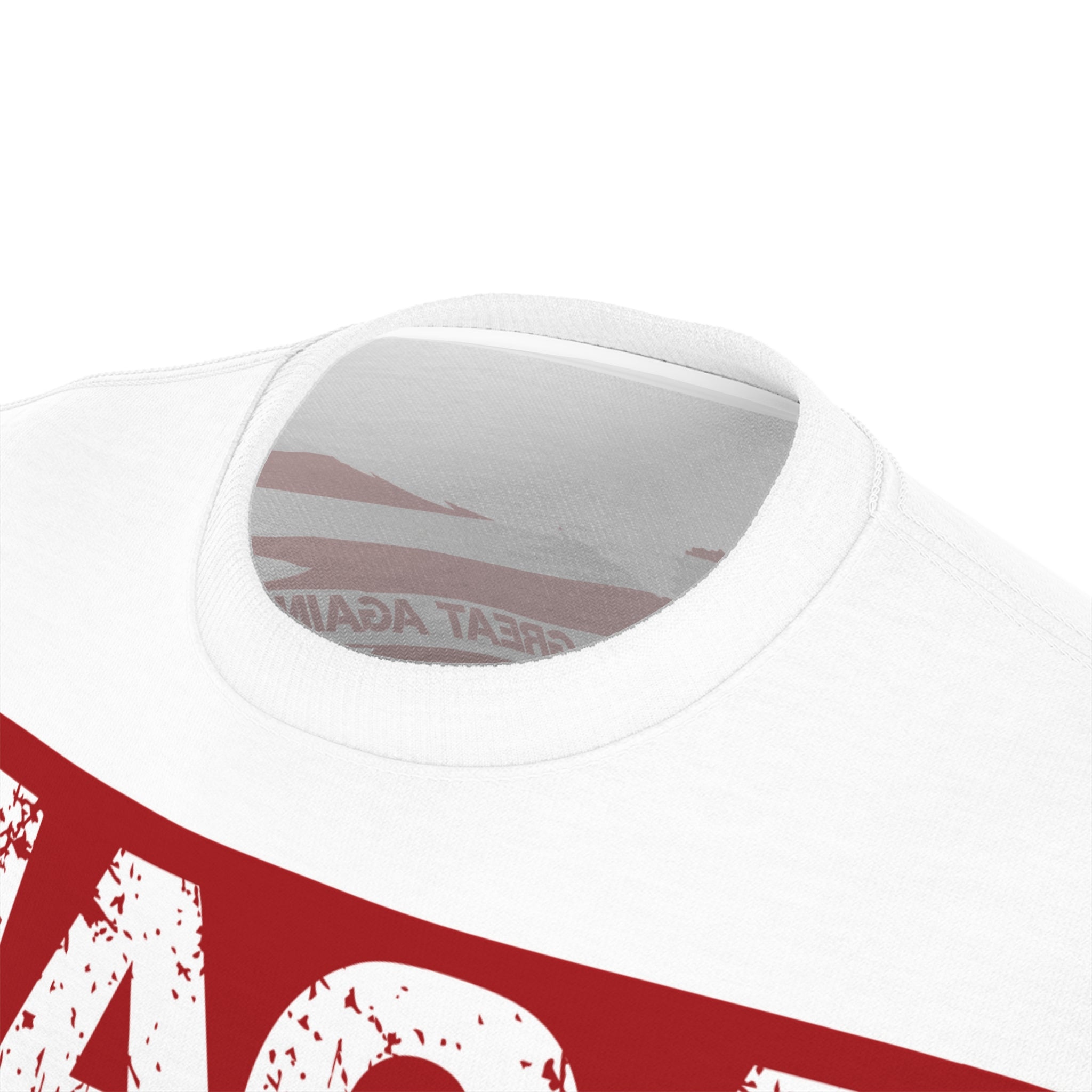 MAGA Custom Distressed Red Block Unisex T‑Shirt